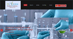 Desktop Screenshot of hitechhealthcarelab.com